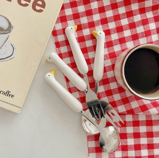 Cute duck tableware
