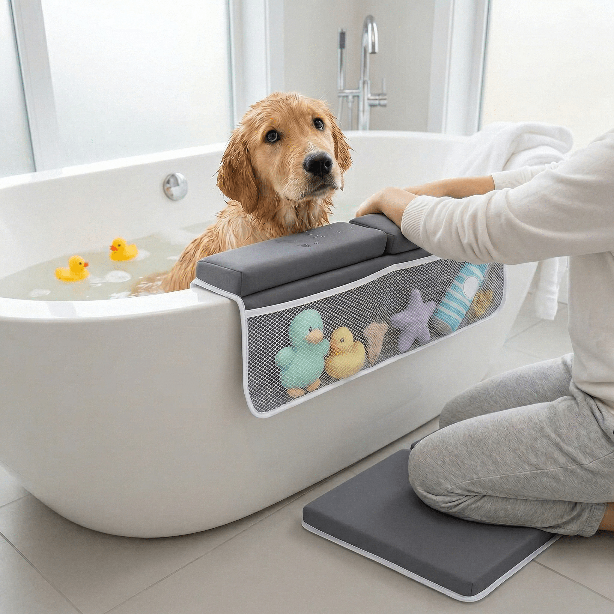 The Ultimate Pet Parent Hack: Why You Need a Bath Kneeler for Dog Wash Day