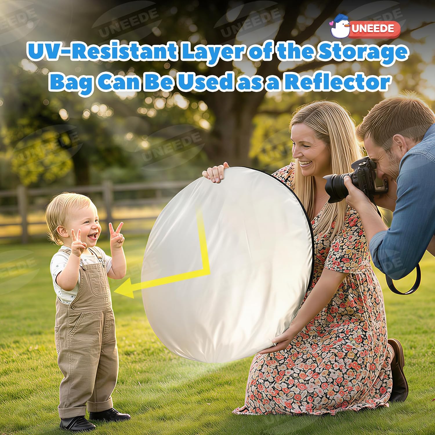 Baby Beach Tent Extra Large Pop Up Baby Tent with UV Protection - Spacious Family Sun Shelter for Parent & Child, Portable Beach Essentials (Blue, 53.1" x 36.6" x 37.4")