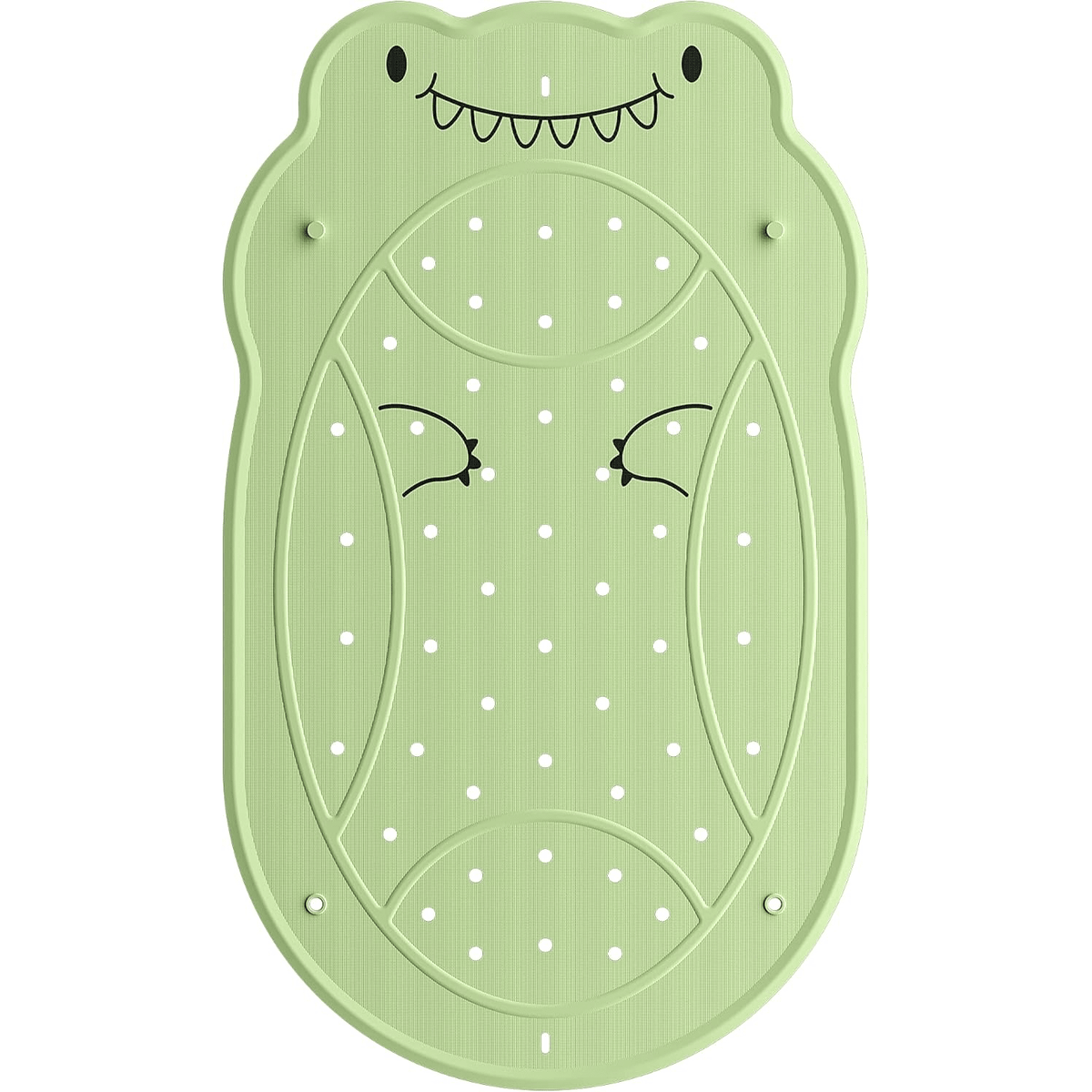 UNEEDE Dinosaur Kids Bathtub Mat - Extra Thick Rubber Shower Mat for Toddlers, 30"x18" Bath Mat with 100+ Suction Cups, Machine Washable Tub Pad for Babies & Children's Bath Time Comfort
