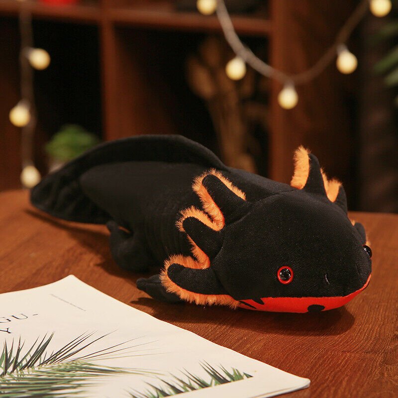 Uneede Large Axolotl Plush, Large Weighted Green Axolotl Stuffed Animal, Realistic Cute Axolotl Plush Toys, Unique Plush Gift