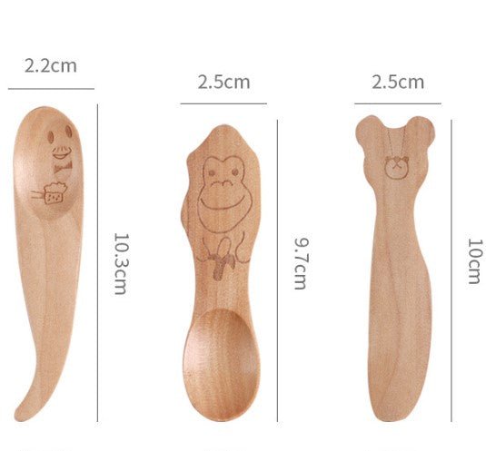 Japanese Wooden Animal Cute Tableware UNEEDE