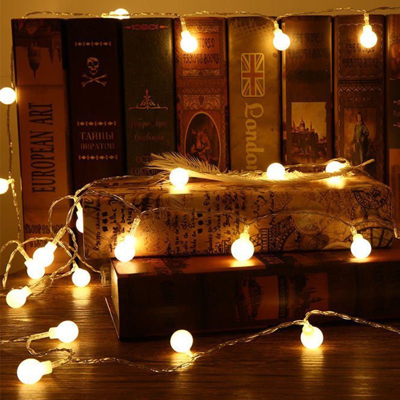 UNEED Ball light string, outdoor camping atmosphere string lights, AA Battery