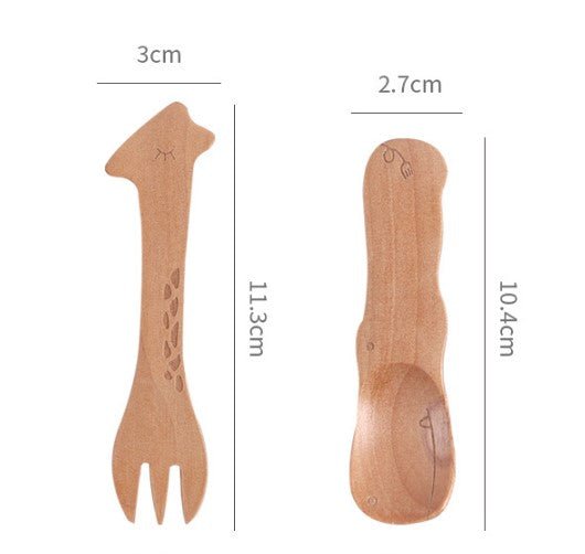 Japanese Wooden Animal Cute Tableware UNEEDE