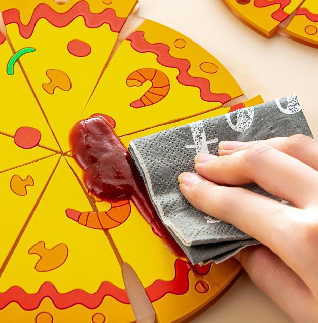 Creative pizza placemat UNEED
