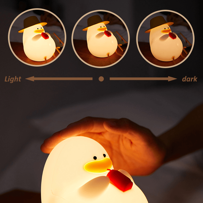 Cute benson Holiday Vacation lying Duck night light