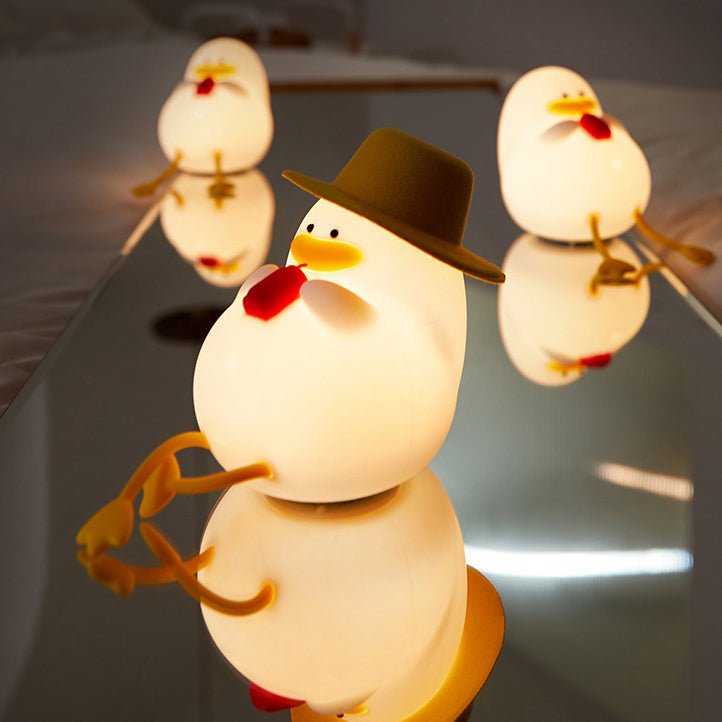 Cute benson Holiday Vacation lying Duck night light