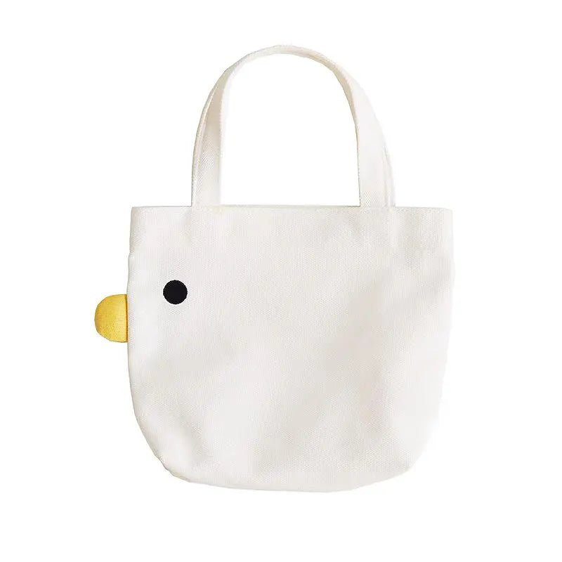 Benson The Duck Retro Canvas Tote Bag