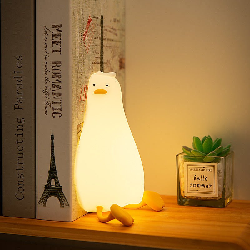 Benson Lying Flat Existential Crisis Duck Night Light Lazy Duck Light