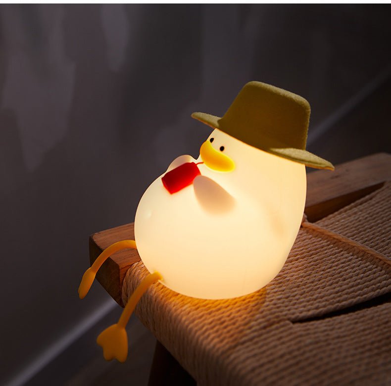 Cute benson Holiday Vacation lying Duck night light