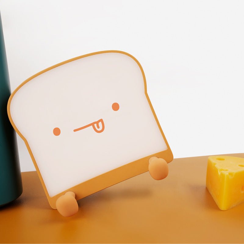 UNEEDE Cute Night Light Bread Night Light, Toast Night Light