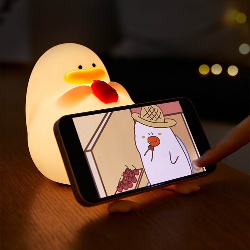 Cute benson Holiday Vacation lying Duck night light