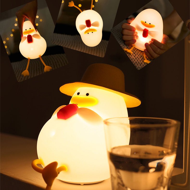 Cute benson Holiday Vacation lying Duck night light