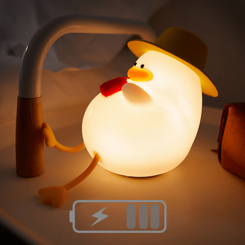 Cute benson Holiday Vacation lying Duck night light