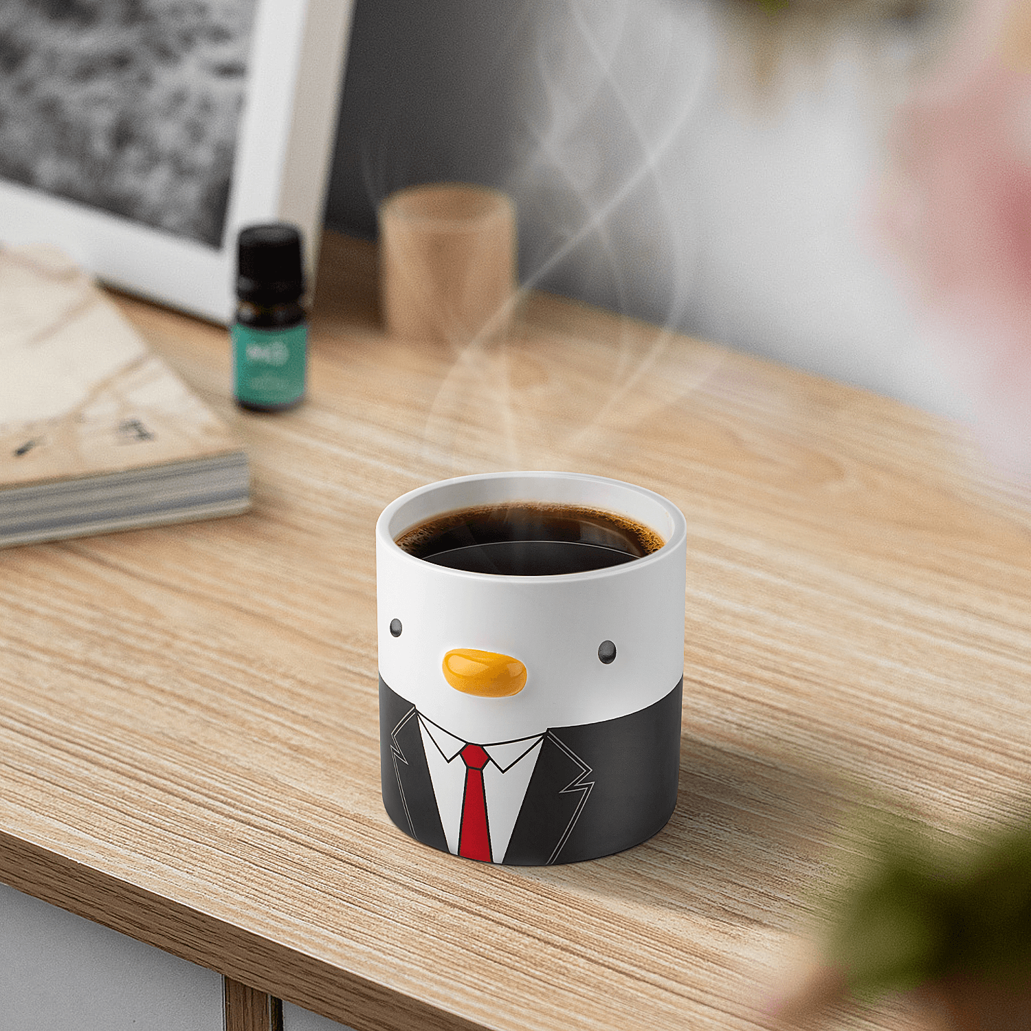 Benson The Duck Suits Coffee Mug Safety Ceramic Milk Latte Mugs duck mug