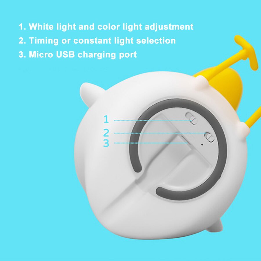 UNEEDE Baby Chibi Parrot LED Night Light