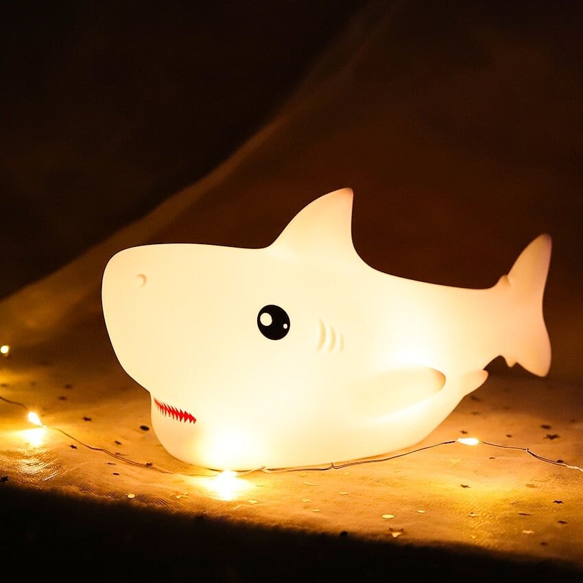 Cute Shark LED Night Light