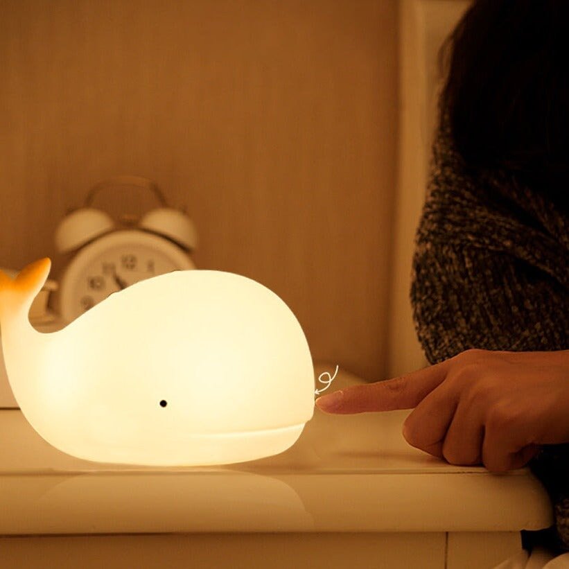 Kawaii Whale LED Night Light