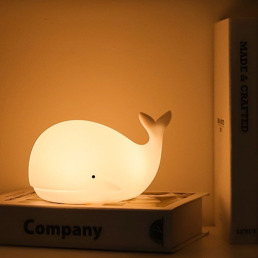 Kawaii Whale LED Night Light
