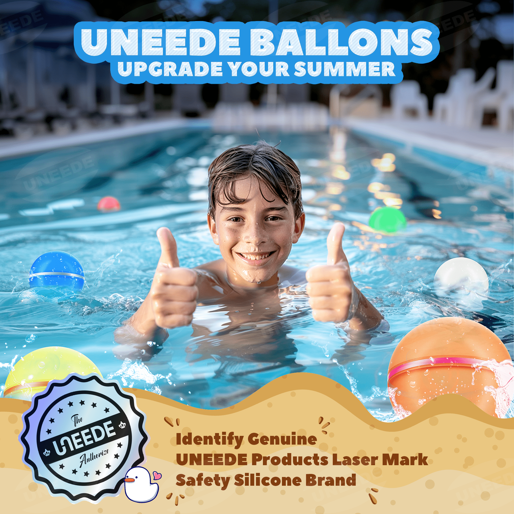 Discover the benefits of UNEEDE reusable water balloons: sustainable splashing fun
