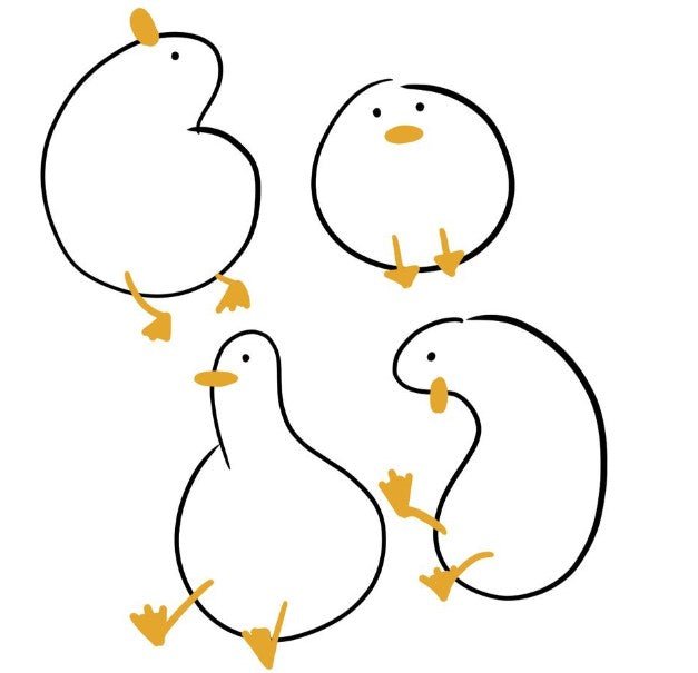 To duck memes, how to draw a duck？
