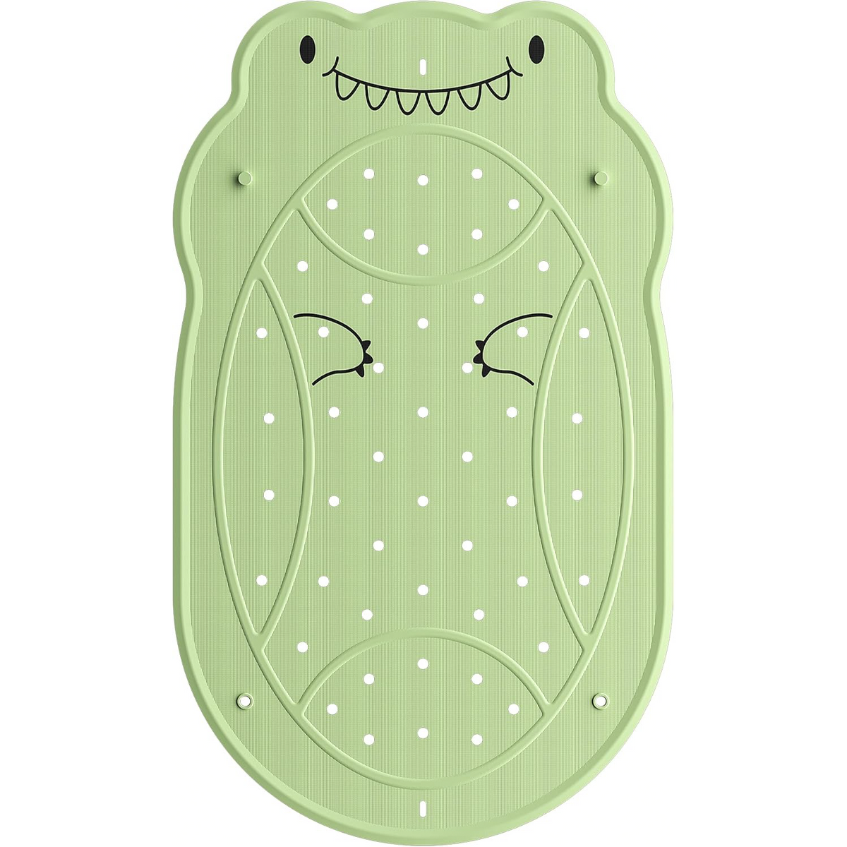 UNEEDE Dinosaur Kids Bathtub Mat - Extra Thick Rubber Shower Mat for Toddlers, 30"x18" Bath Mat with 100+ Suction Cups, Machine Washable Tub Pad for Babies & Children's Bath Time Comfort