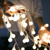 UNEED Ball light string, outdoor camping atmosphere string lights, AA Battery