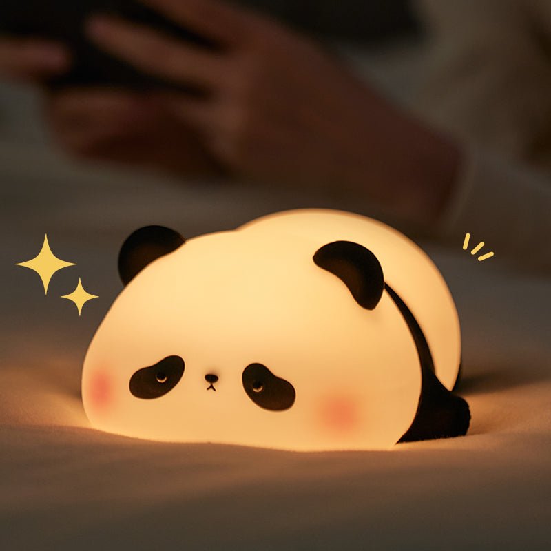 Uneede Cute Panda Night Light Panda Cute Lamp Crawling Panda Veilleuse