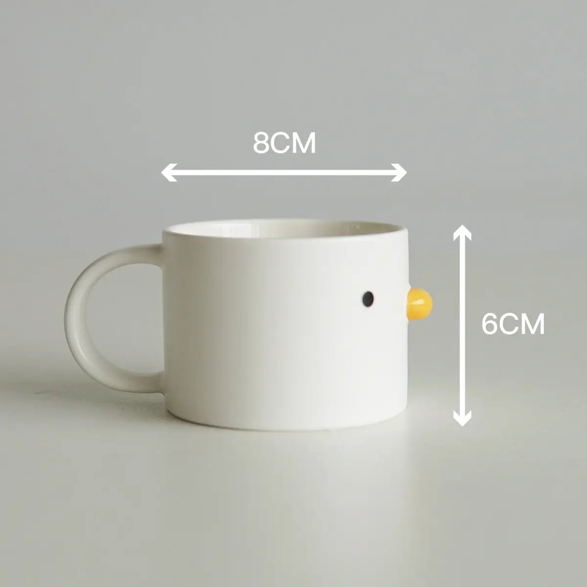 Cute Coffee Mug, Kawaii Duck Milk Tea Ceramic Mugs,3d Animal