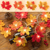 UNEEDE Fall Decor Maple Leaves String Light, Waterproof Thanksgiving Decor and Holiday Party Decor