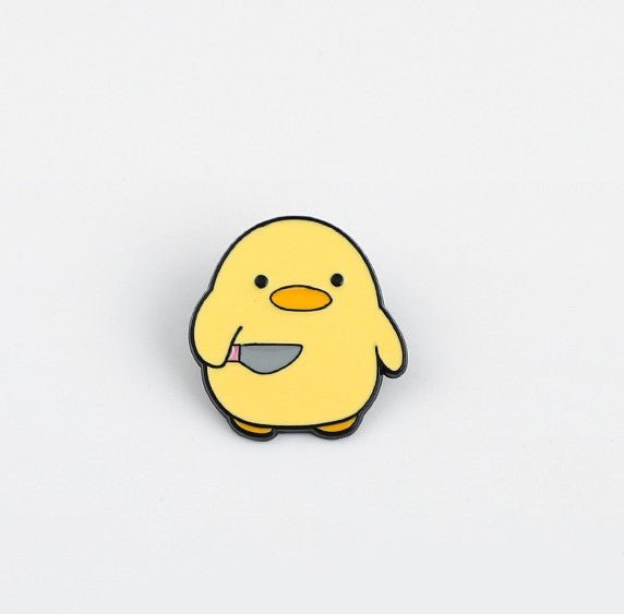 Duck with Knife Pin，Murder Duck Pin