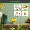 Succulents Building Sets Series, Office Decor Display, Bricks Bonsai Model DIY Gifts for Friends