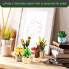 Load image into Gallery viewer, Succulents Building Sets Series, Office Decor Display, Bricks Bonsai Model DIY Gifts for Friends