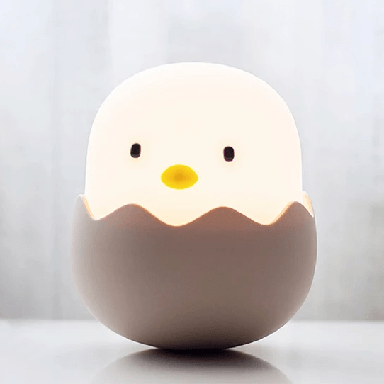 Uneede Silicone Chicken Egg Chaco Chick Night Light For Kids Baby Room