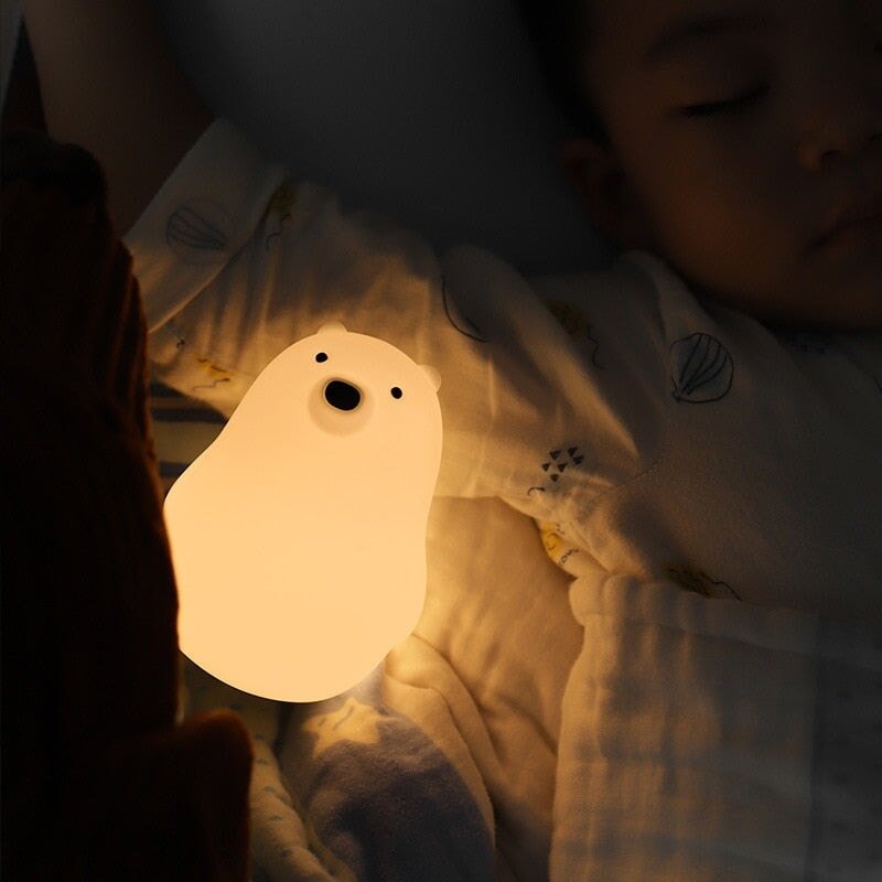 UNEEDE Luz Nocturna Infantil, Alce luz nocturna, USB Recargable