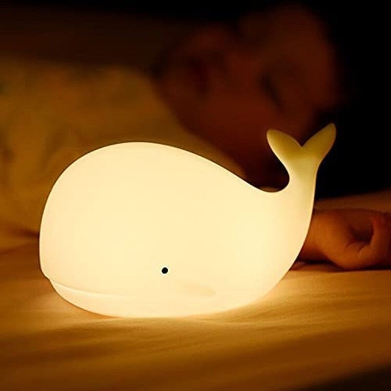 Kawaii Whale LED Night Light